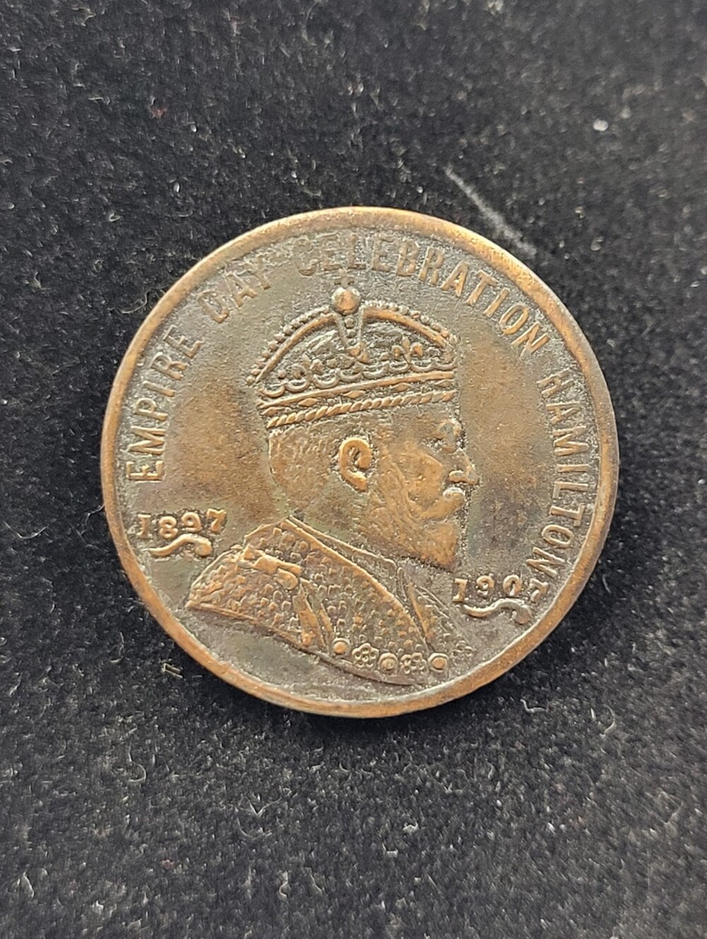 1907 Empire Day Celebration Hamilton - Pin - RARE